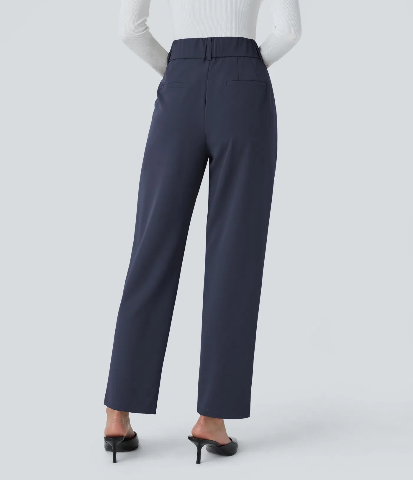 Hella Broek | Dames broek met hoge taille van zachte en elastische stof