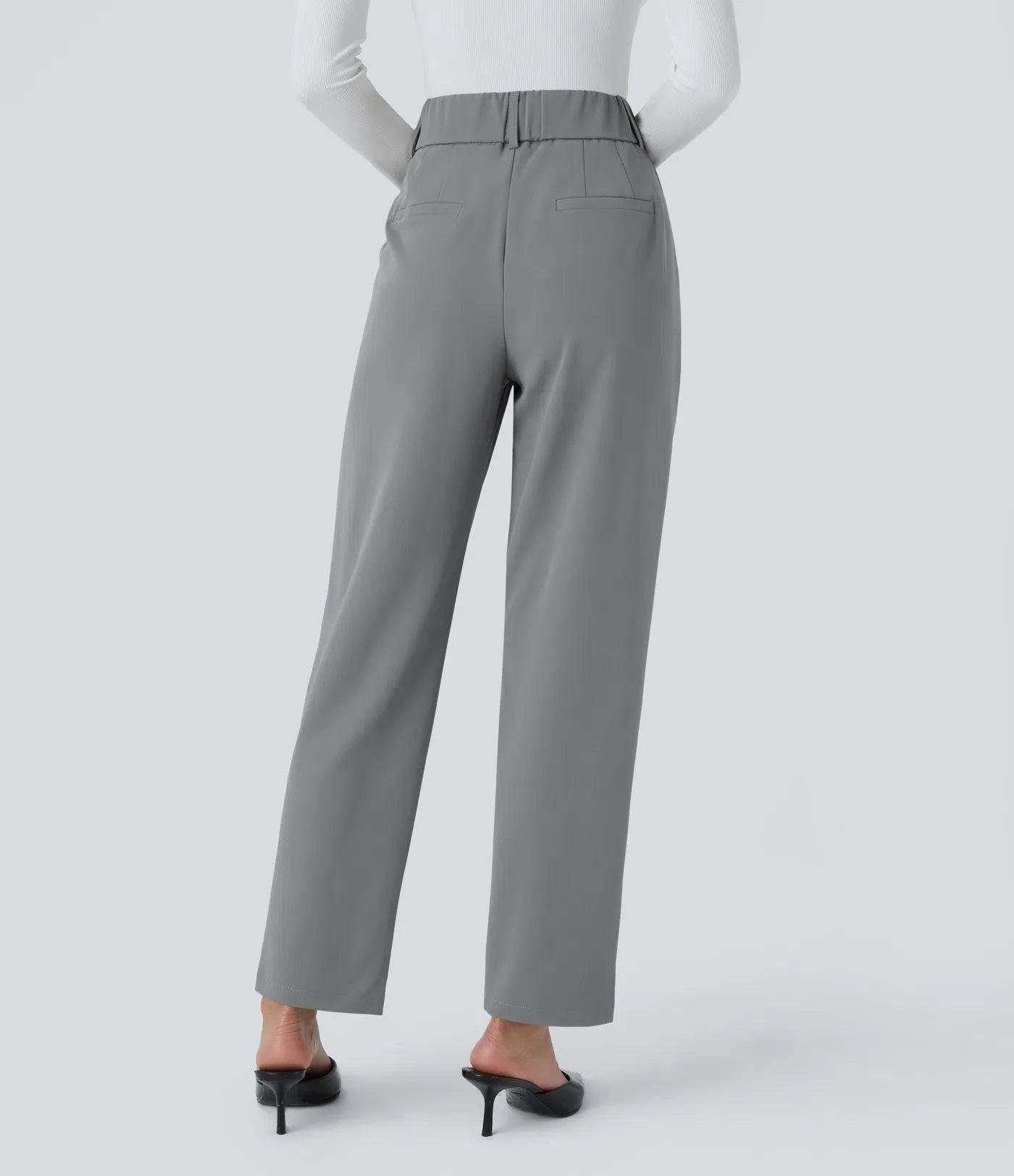 Hella Broek | Dames broek met hoge taille van zachte en elastische stof