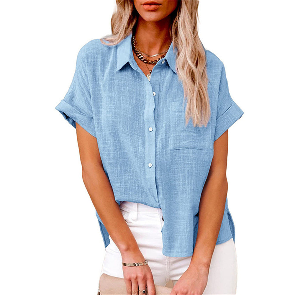 Dames Oversized Blouse – Geschikt voor Lente en Zomer, Casual Gebruik