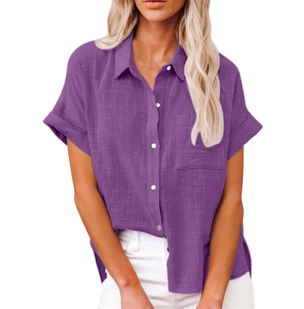 Dames Oversized Blouse – Geschikt voor Lente en Zomer, Casual Gebruik
