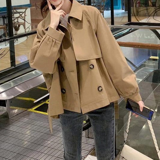Lena Korte Trenchcoat voor Dames