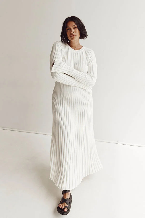 Maria jurk dames | Luxe aansluitende jurk met stretch en flatterende pasvorm