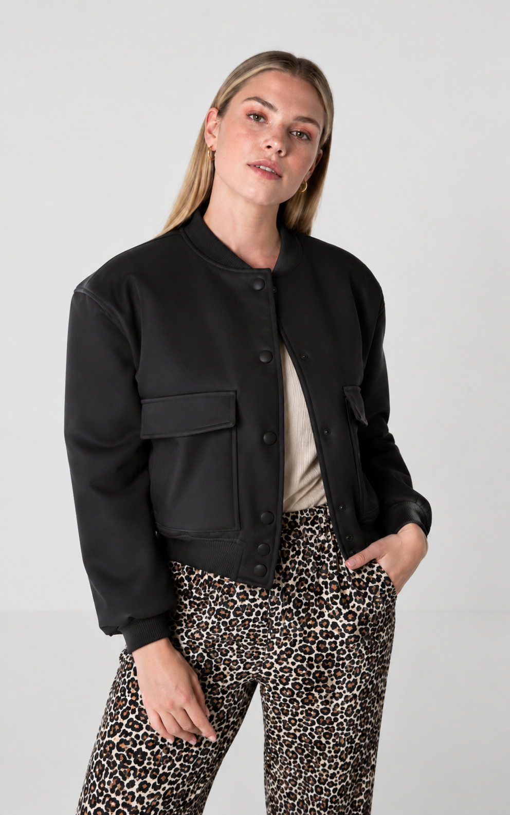 Comfortabele luxe bomberjas