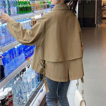 Lena Korte Trenchcoat voor Dames
