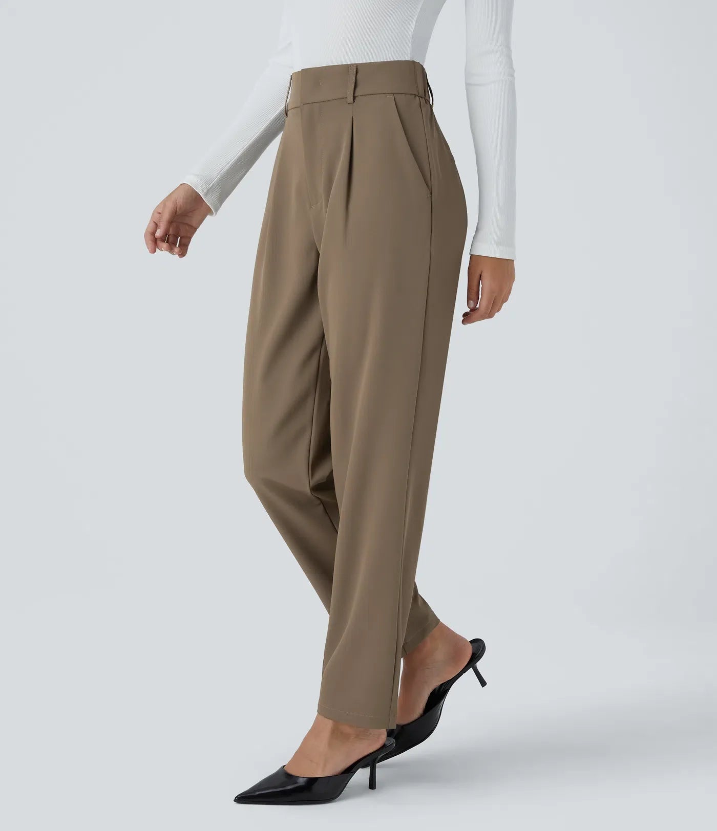 Hella Broek | Dames broek met hoge taille van zachte en elastische stof