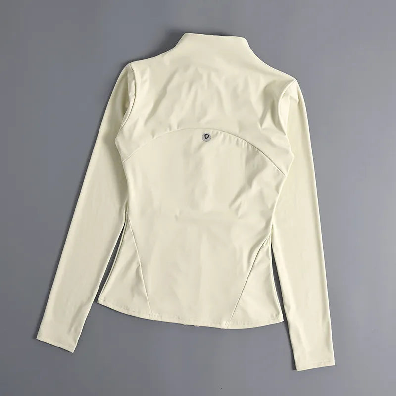 Romy Fitness Jacket Dames | Sportieve Jas met Sneldrogende Stof en Staande Kraag