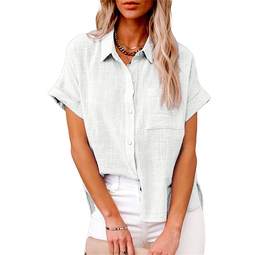 Dames Oversized Blouse – Geschikt voor Lente en Zomer, Casual Gebruik