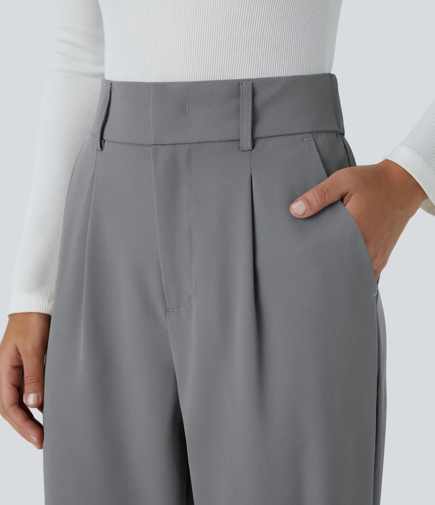 Hella Broek | Dames broek met hoge taille van zachte en elastische stof