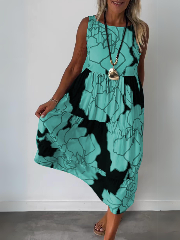Ineke | Dames off‑shoulder jurk met print – casual chic look