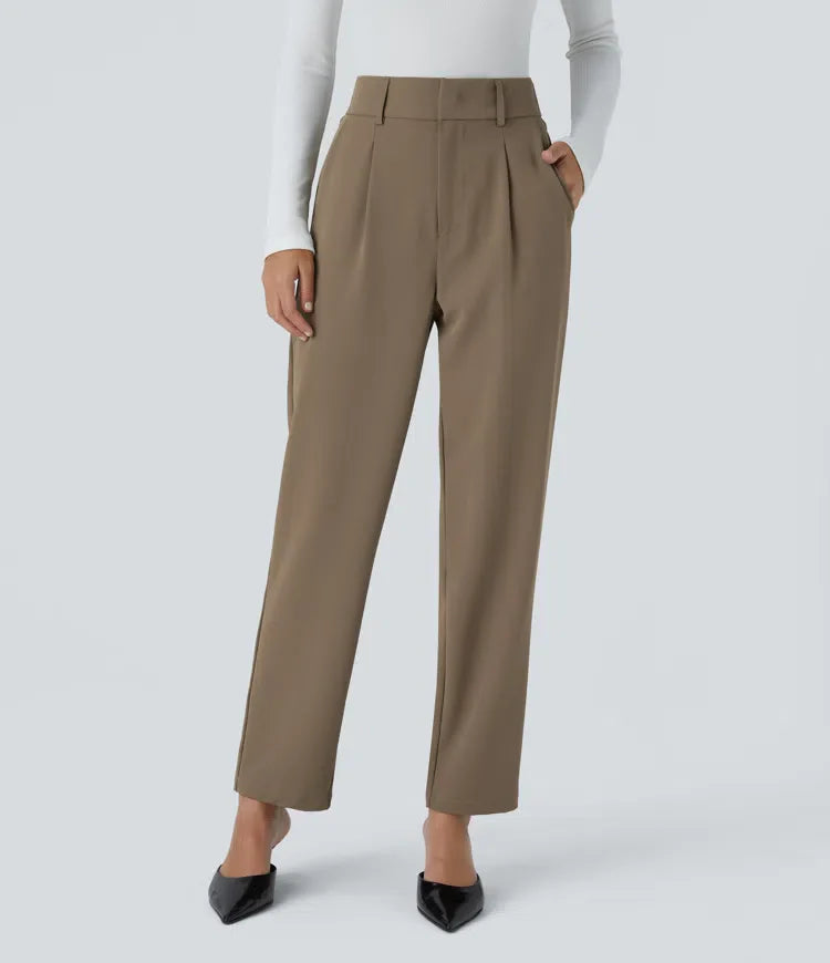 Hella Broek | Dames broek met hoge taille van zachte en elastische stof