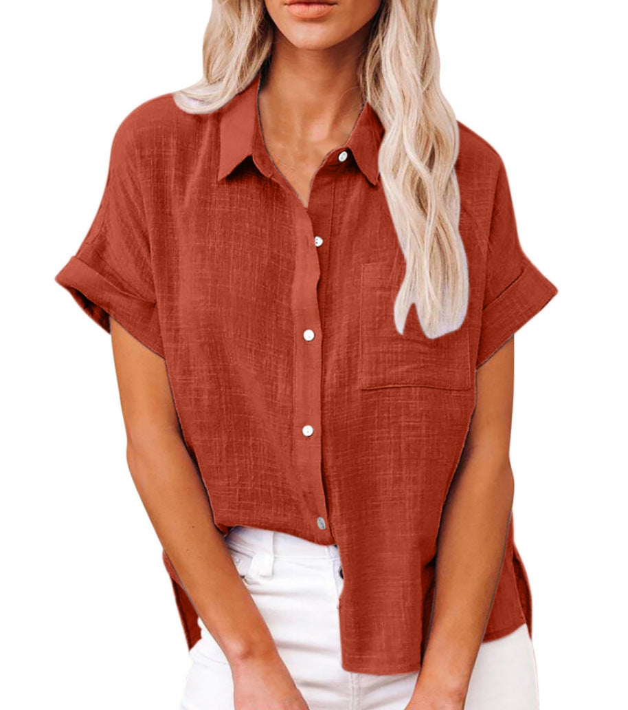 Dames Oversized Blouse – Geschikt voor Lente en Zomer, Casual Gebruik