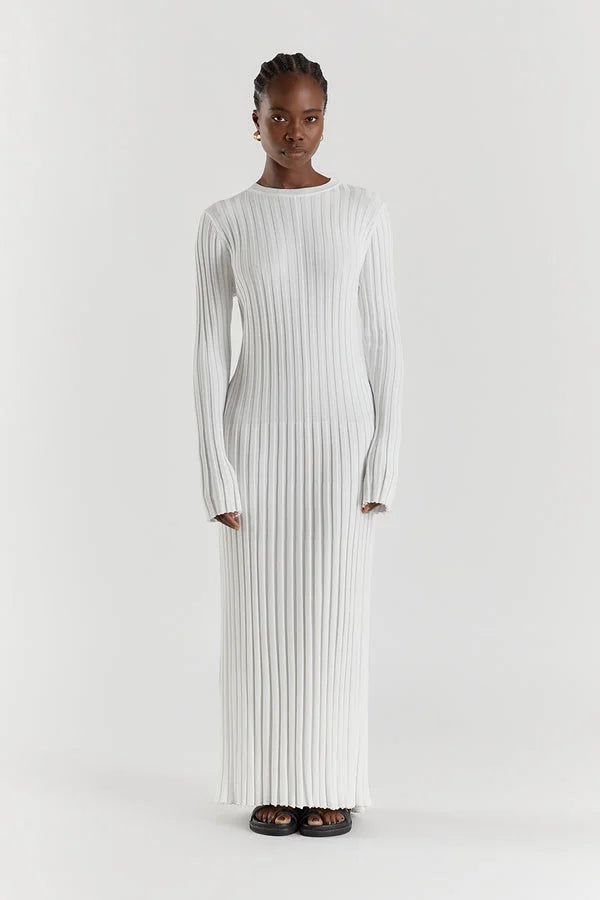 Maria jurk dames | Luxe aansluitende jurk met stretch en flatterende pasvorm