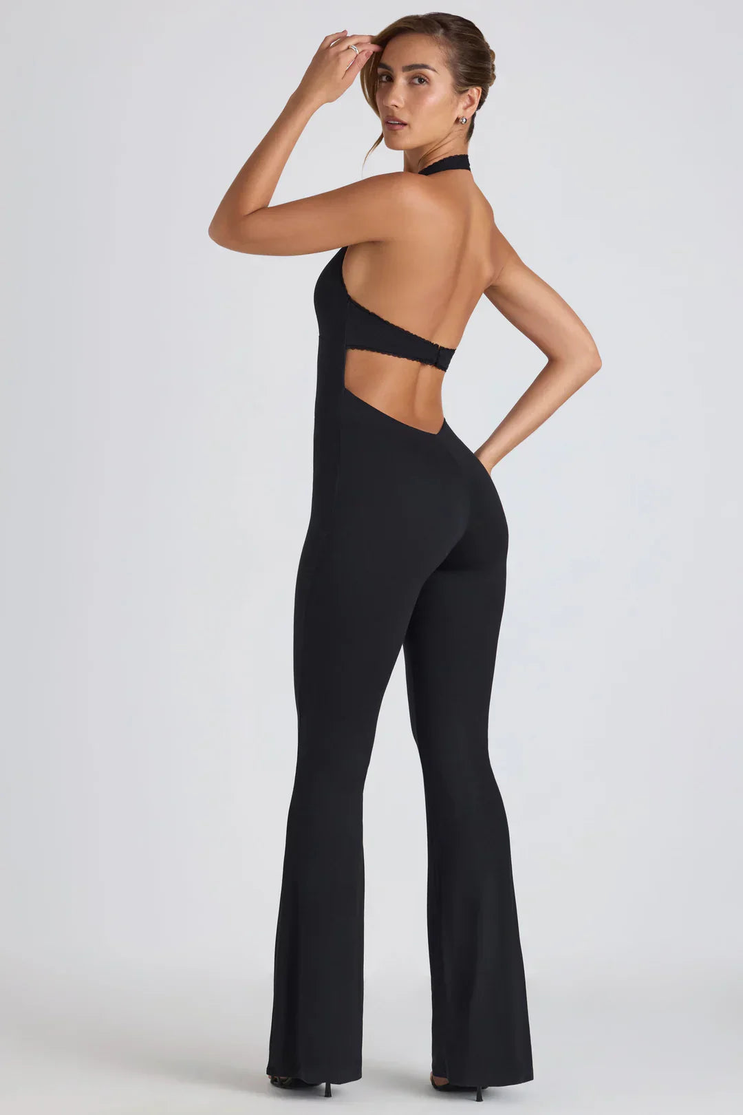 Godelieve | Dames Jumpsuit met Halternek – Romantisch & Elegant Silhouet