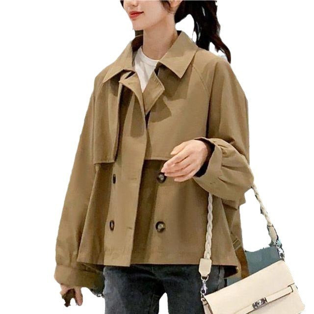 Lena Korte Trenchcoat voor Dames
