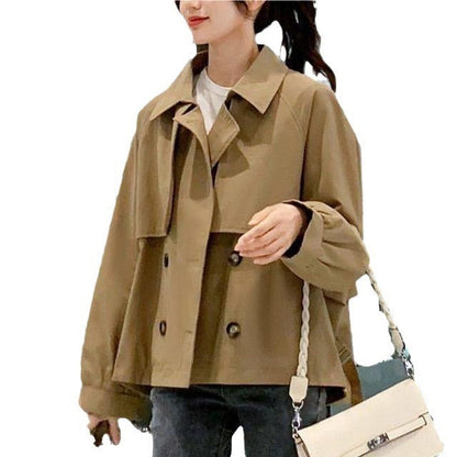 Lena Korte Trenchcoat voor Dames