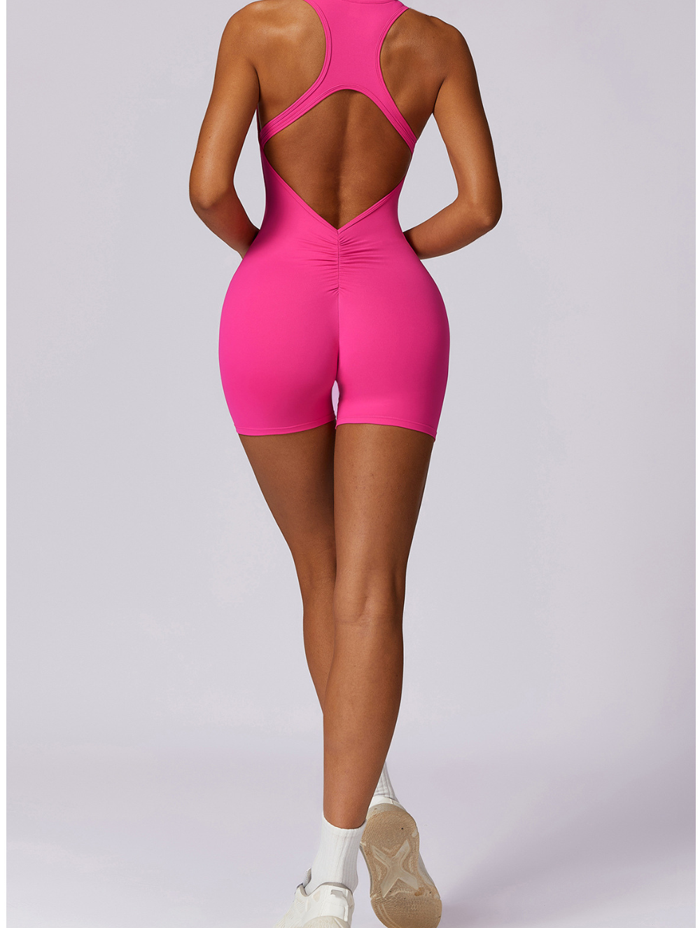 Fenna | Shaping Yoga Fitness Jumpsuit – Dames Naadloze Jumpsuit met Ondersteuning en Shaping Effect