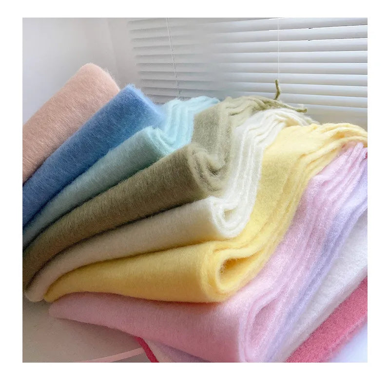 Silvy Pastel Sjaal | Dames Sjaal met Warme Zachte Stof en Elegante Pasteltinten