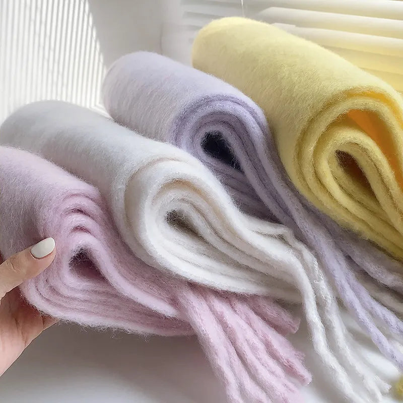 Silvy Pastel Sjaal | Dames Sjaal met Warme Zachte Stof en Elegante Pasteltinten