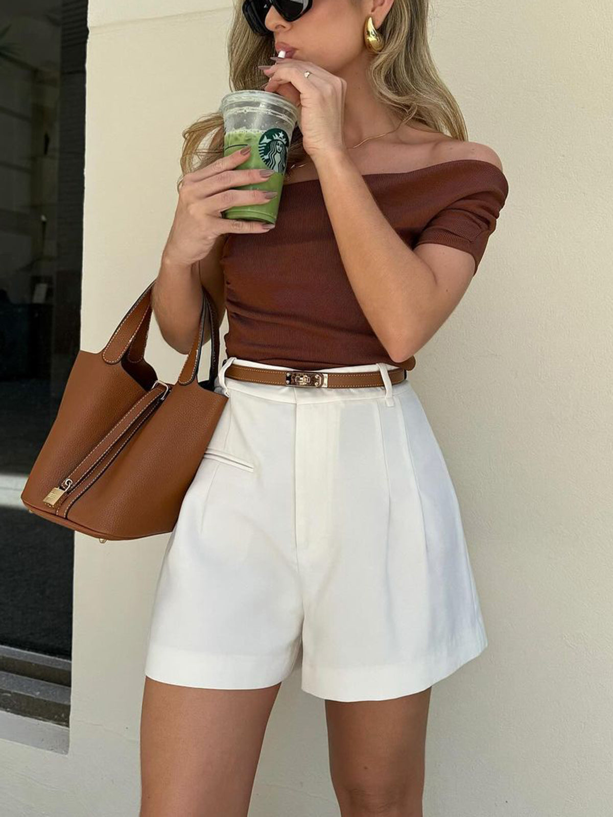 Dames High-Waisted Broek – Slim Fit met Plooien, Geschikt voor Dagelijks Gebruik en Werk
