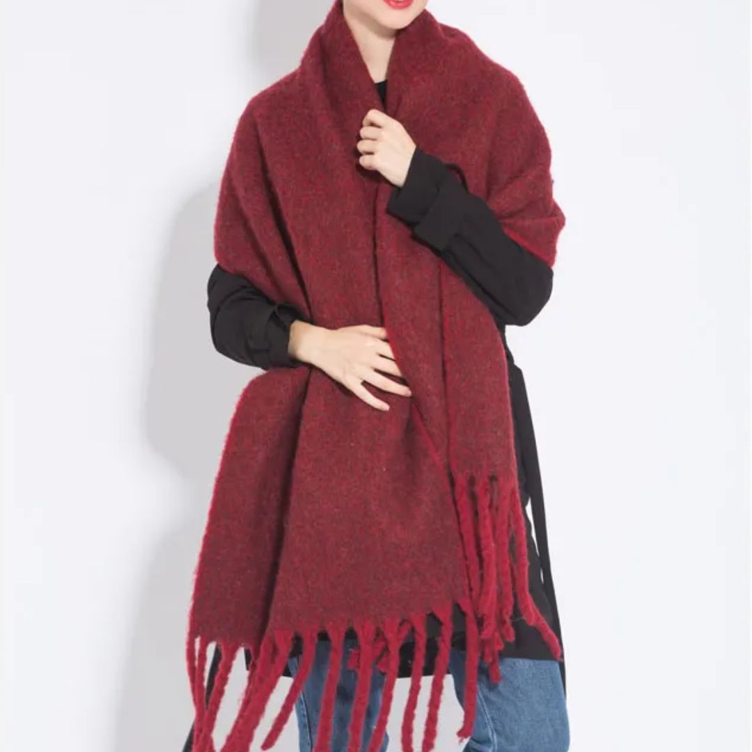 Silvy Pastel Sjaal | Dames Sjaal met Warme Zachte Stof en Elegante Pasteltinten
