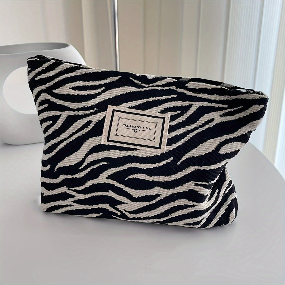 Toilettas met Zebraprint – Dames Clutch & Organizer
