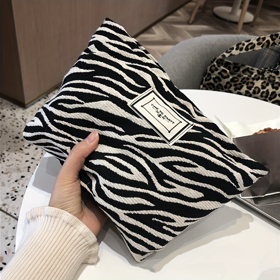 Toilettas met Zebraprint – Dames Clutch & Organizer