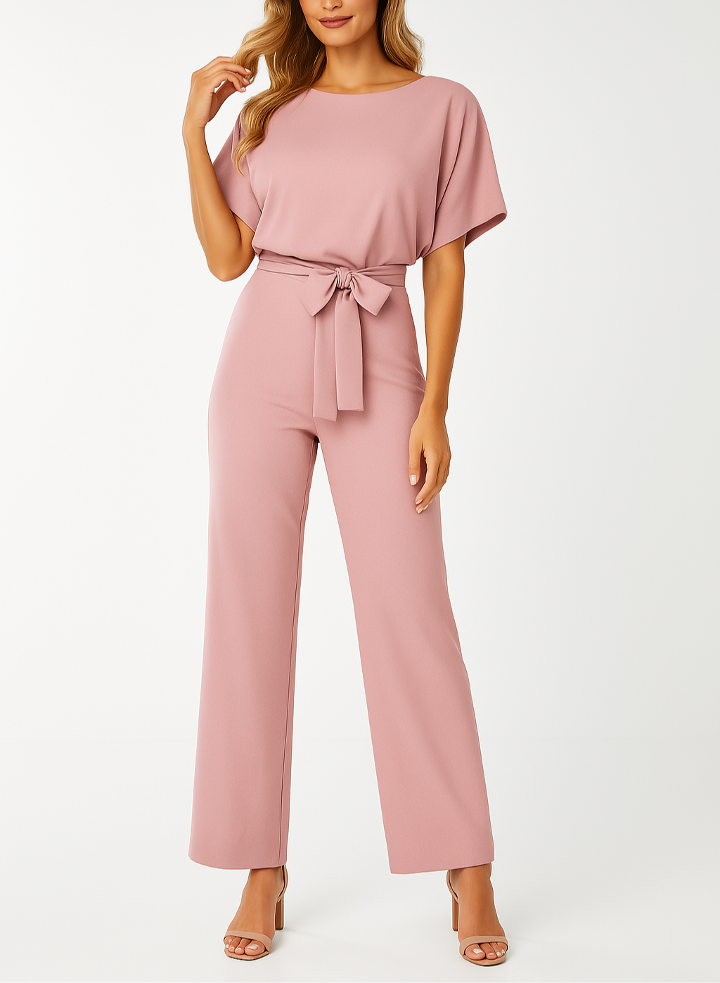Dames Slim Fit Jumpsuit – Geschikt voor Casual en Werk, Met Rits en Zonder Sluiting