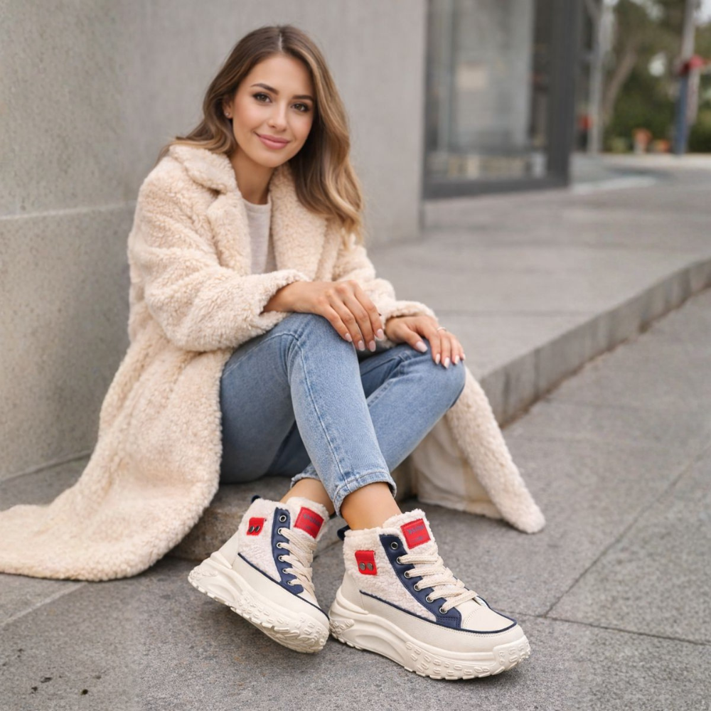 Darya Laarzen | Dameslaarzen met warme voering en chunky platformzool