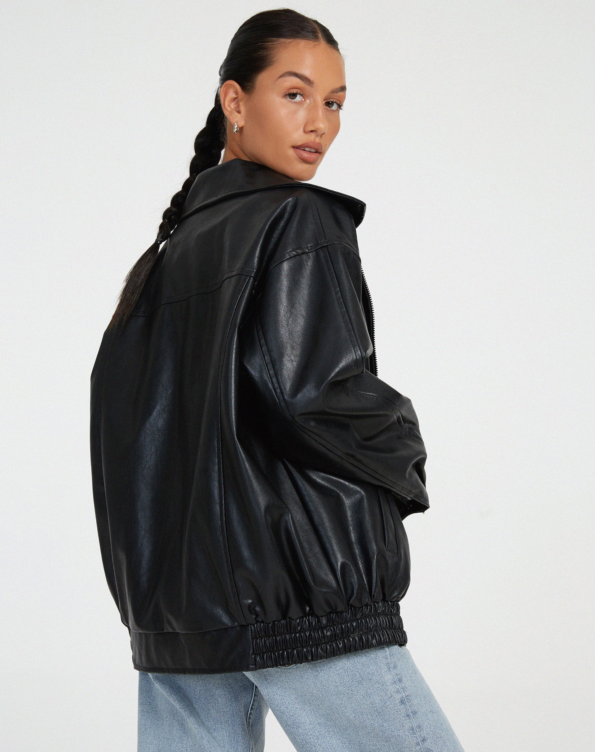 Dames Oversized Jas – Met Rits, Geschikt voor Lente en Herfst
