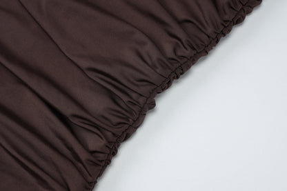 AMIRA | Gedrapeerde Jurk - Luxueus, Verfijnd & Comfortabel