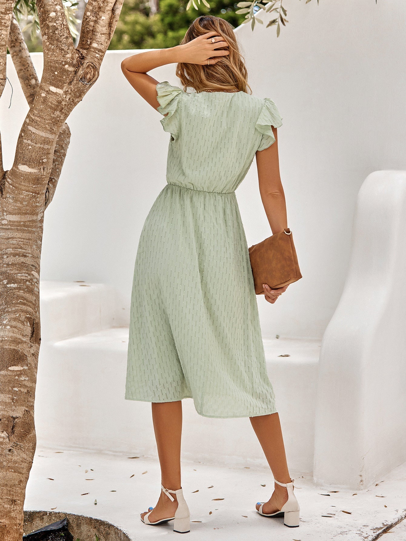 Midi-jurk Dames – Tijdloze Casual Stijl voor Dagelijks Comfort en Elegantie
