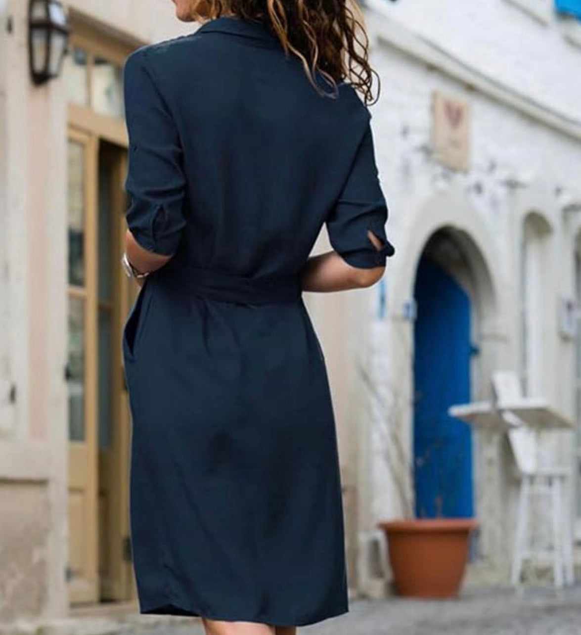 Denise | Dames jurk met moderne elegantie en flatterende pasvorm