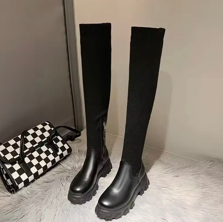 Overknee soklaarzen