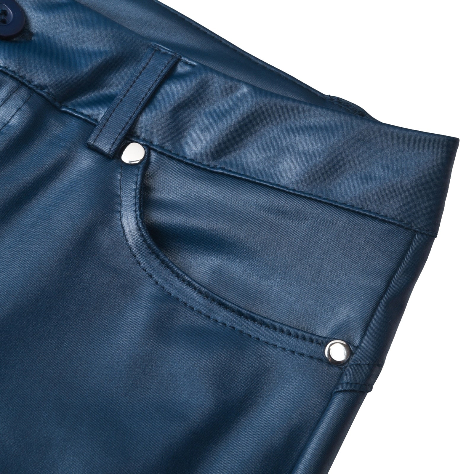 Jeltje | Dames Lederbroek – High-Waist Stretch met figuurvormende pasvorm
