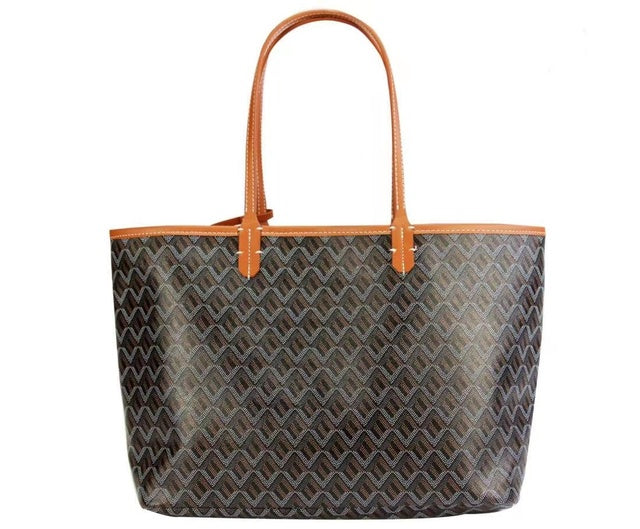 Luxe Monogram Shopper | Dames Schoudertas met Ruime Indeling
