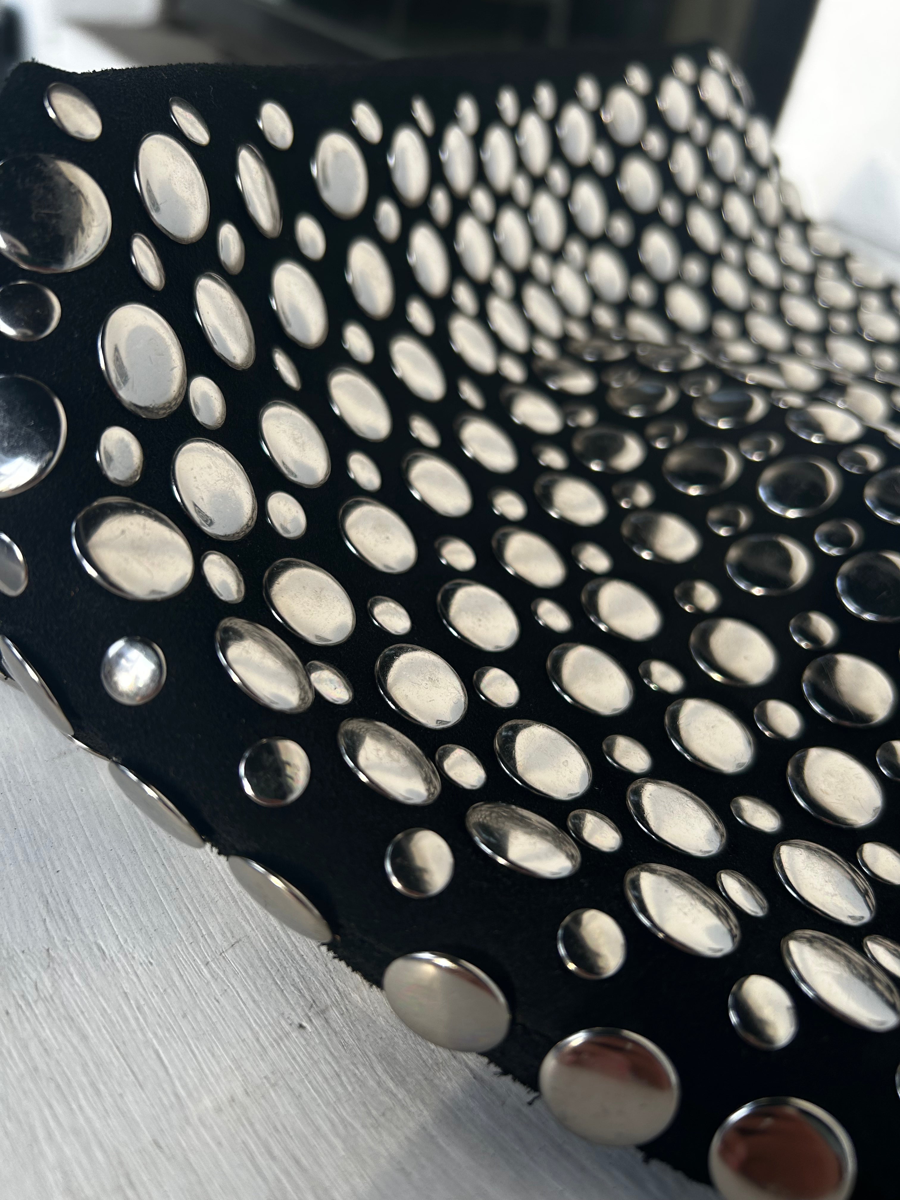 Bubble Bag | Dames schoudertas met studs en trendy speelse ronde vorm