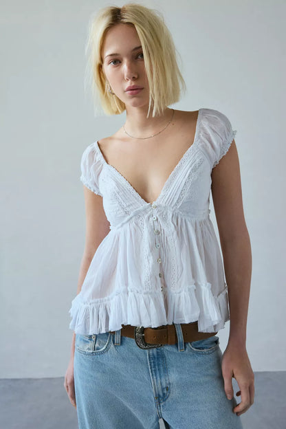 Essie Lace Top