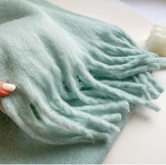 Silvy Pastel Sjaal | Dames Sjaal met Warme Zachte Stof en Elegante Pasteltinten