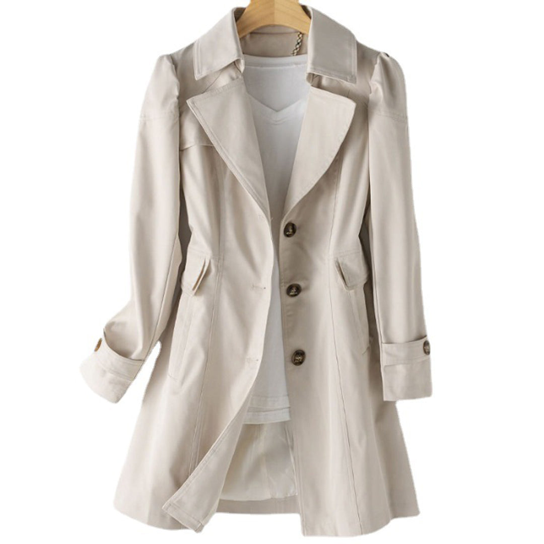 Dames Trenchcoat – Klassiek Design met Elegante Belijning voor Elke Gelegenheid