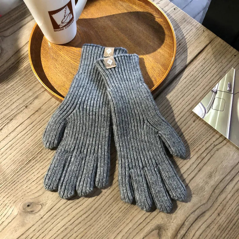 Gebreide Dames Handschoenen | Warme Handschoenen met Comfortabele Elastische Pasvorm
