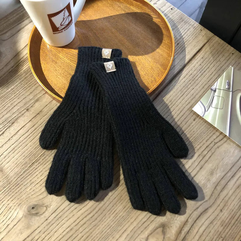 Gebreide Dames Handschoenen | Warme Handschoenen met Comfortabele Elastische Pasvorm