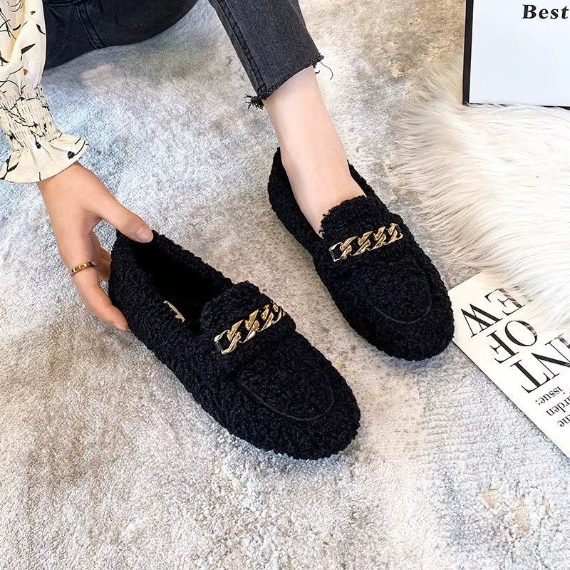 Dames Comfortabele Slippers – Zwart Suède, Casual Schoeisel voor Thuis en Vakantie