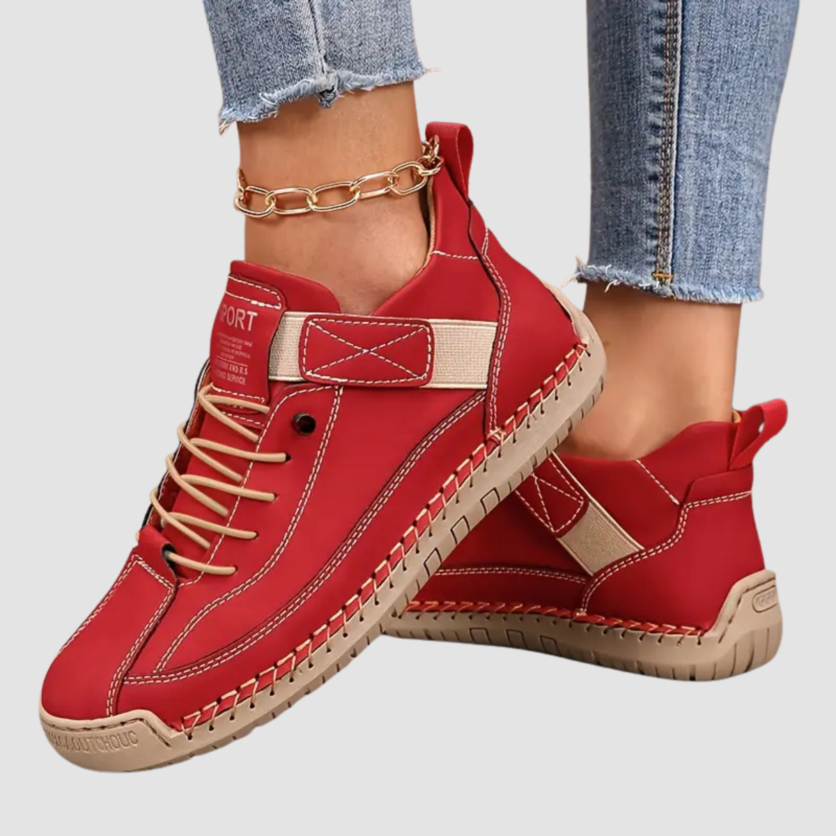 Marley Sneakers | Dames Orthopedische Sneakers met Lichtgewicht Comfort en Ademend Leer