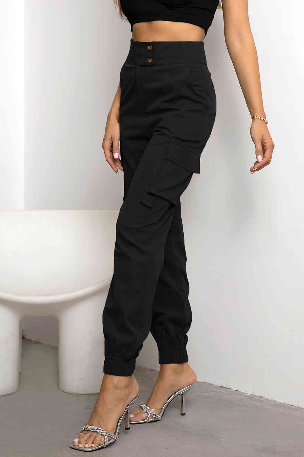 Dames Slim Fit Broek – Met Zakken, Geschikt voor Casual en Dagelijks Gebruik