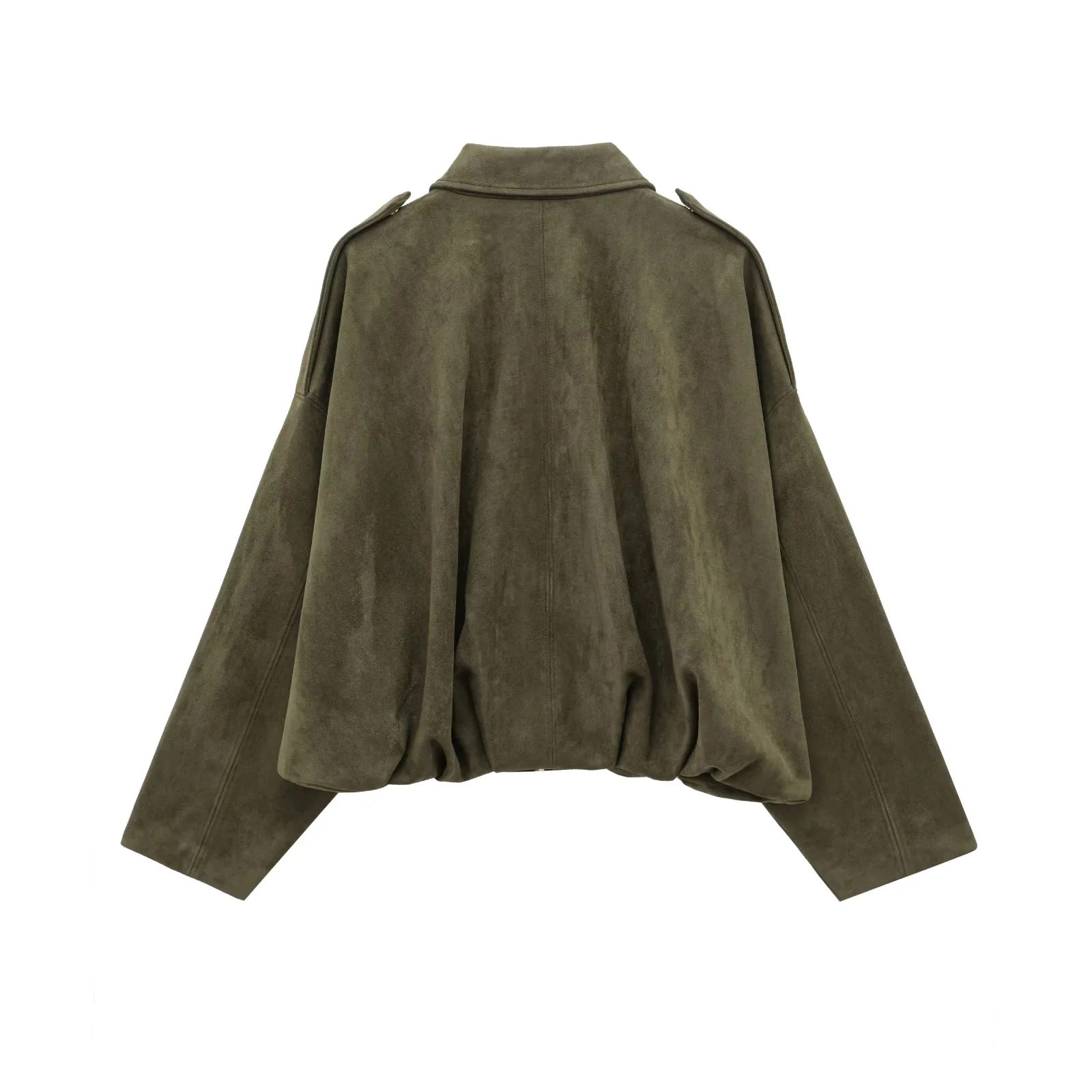 Aïsha oversized suede jacket | Dames jas van luxe suède met vintage flair