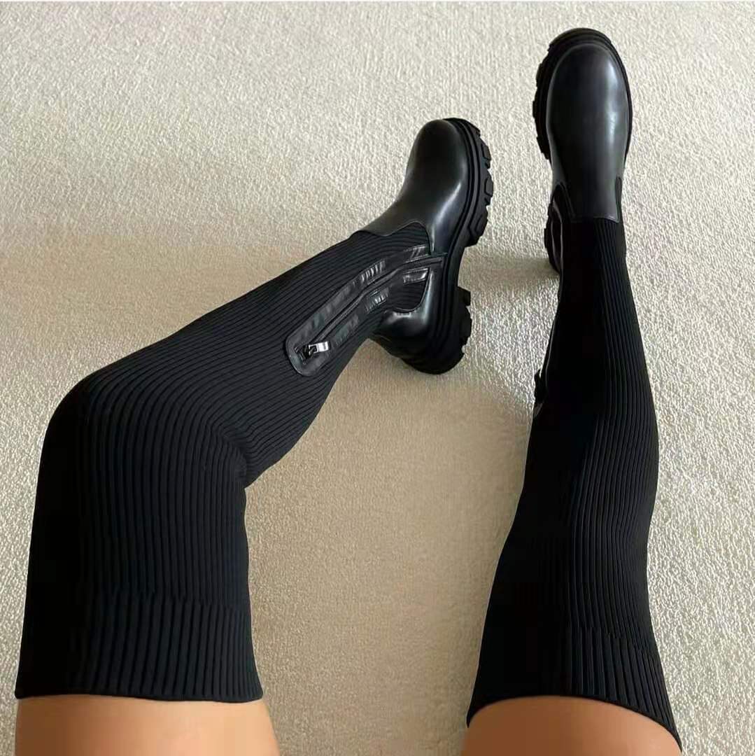 Overknee soklaarzen