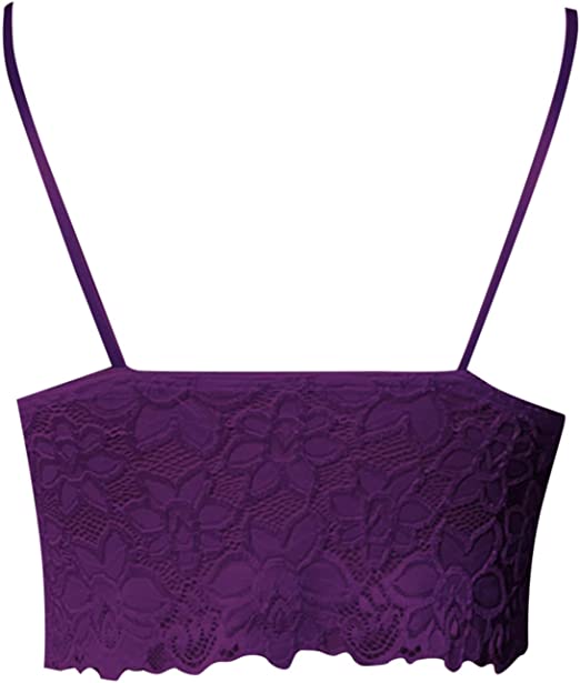 Gisela | Dames Kanten Crop Top – Verfijnde Pasvorm – Verstelbare Bandjes