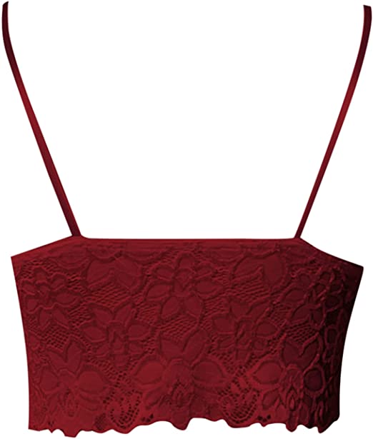 Gisela | Dames Kanten Crop Top – Verfijnde Pasvorm – Verstelbare Bandjes