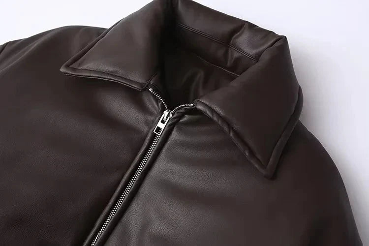 Bonita Jas | Dames Jas met Oversized Pasvorm en Vegan Leer