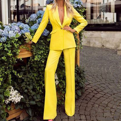 Celeste | Elegant Tweedelig Blazer Pak voor Dames